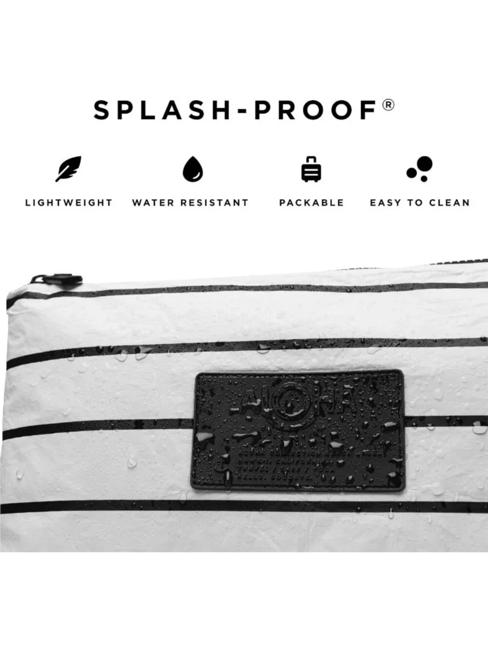 Compact Splash-Proof Makeup Pouch | Lightweight & Easy to Clean Travel Bag